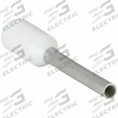 PANDUIT Wire Ferrule: 20 AWG Max Wire Size, Holds 1 Wire, White, Polypropylene, 0.06 in Ferrule Dia (MPN FSD75-8-D). Key specifications — Brand: PANDUIT.