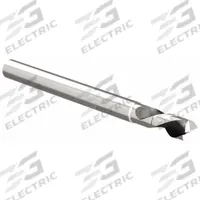 WIDIA HANITA Square End Mill: Carbide, 2 Flute, 3/8" Mill Dia, 1/2" LOC, 3" OAL (MPN 2AN9E10005SZT UNCOATED)