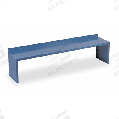 STANLEY VIDMAR Shelf Riser: 60 in Overall Wd, 12 in Overall Dp, Blue, Steel - Risers for Workbenches