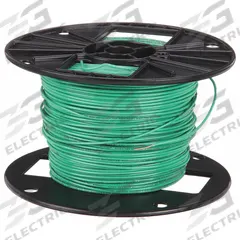 Building Wire: Copper, 18 AWG, 1 Conductors, Solid, Green, 500 ft Lg, TFFN (MPN 26981106). Key specifications — Voltage: 600 V; Brand: SOUTHWIRE.