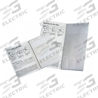 3M Wire Marker Book: (), White, 60 Labels, Plastic, -40°F to 120°F - Write-On Wire Marking Label Sheets