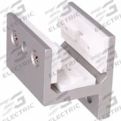 Linear Bearing: 10 Series, 1 7/8 in L x 1 5/8 in W x 1 31/32 in H, Silver, Single Flanged, Std (MPN 6415). Key specifications — Brand: 80/20; Housing Material: Aluminum; Finish: Anodized.