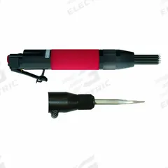 CS UNITEC Needle Scaler: Heavy Duty, 1 3/16 in Stroke Lg, 1/4 in Female NPT, 19 Needles, 2,400 bpm (MPN 199.2113). Key specifications — attr1321248: (1) Blade Chisel; attr1321301: CS UNITEC.