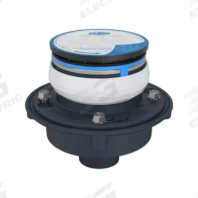 ZURN Shower Drain: 8 3/8 in Overall Dia, 5 in Grate Size, 3 in Nominal Pipe Size - Height Adjustable Floor Drains