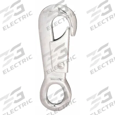 LUCKY LINE PRODUCTS Spring Snap: 1 Snaps, Cap, Iron, 9/16 in Opening Size - Eyelet Spring Snaps