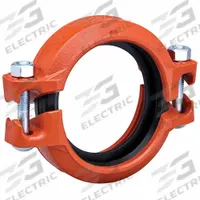 VICTAULIC Clamp Coupling: Rigid Bolted Clamp, 2 1/2 in x 2 1/2 in, Ductile Iron, 600 psi (MPN C024107PE0). Key specifications — Brand: VICTAULIC; Maximum Operating Pressure: 600 psi; Fitting Pipe Size: 2-1/2 in x 2-1/2 in.