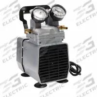 GAST Compressor/Vacuum Pump: 1/8 hp, 220/240V AC, 25.5 in Hg Max Vacuum, 0.9 cfm (MPN DOA-P504-BN). Key specifications — attr50671: 220/240V AC; attr50650: 0.9 cfm; attr50635: GAST.