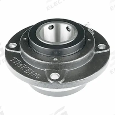 TIMKEN Flange Mount Bearing: Tapered Roller, 2 3/16 in Bore, Cast Iron, Concentric Collar - Flange-Mount Tapered Roller Bearings