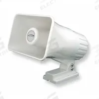 SPECO TECHNOLOGIES PA Horn: Powered, 1-Way, 8 ohm Impedance, 6 in Overall Wd, 4 in Overall Ht (MPN SPC12RP). Key specifications — attr1056470: Outdoor; attr1056495: Powered.
