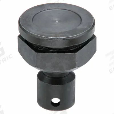BESSEY Replacement Clamp Morpad: 1 7/8 in Overall Lg, 1 1/2 in Overall Wd, Round - Pads for Bar Clamps