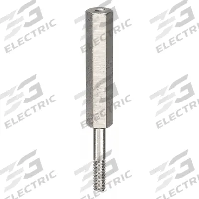 APPROVED VENDOR Standoff: Male x Female, 2 1/2 in Lg, Hex, Aluminum, Plain, 1/4 in Hex Wd - Aluminum Male x Female Standoffs