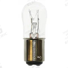 APPROVED VENDOR Incandescent Bulb: Incandescent, Double Contact Bayonet (BA15d), (S) Sign, S6, White (MPN 6S6DC/130V). Key specifications — Light Color: White; Trade Number: 6S6DC/130V; Voltage: 130V AC; Brand: APPROVED VENDOR; Bulb Shape: S6.