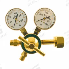 UNIWELD Regulator LD 1-Stage Oxy CGA540: Single Stage, CGA 540 Inlet, 9/16"-18 M RH Outlet, 80 psig (MPN MR8210). Key specifications — Brand: UNIWELD; Manufacturer Part Number: MR8210; Diaphragm Material: Neoprene; Outlet Connection: 9/16"-18 M RH; Inlet Connection: CGA 540.