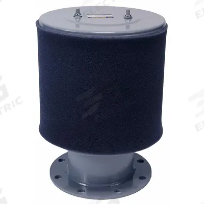 SOLBERG Intake Exposed Filter: 8 in Flange Inlet Size, 1,800 cfm, 21 in Overall Ht - Air Compressor Intake Filters & Silencers