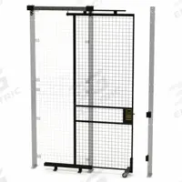 HUSKY RACK & WIRE Tunnel Slide Door: 8 ft H x 3 ft W x 1 3/4 in D, Black, Powder-Coated (MPN V590308). Key specifications — attr1283297: Powder-Coated; attr1283316: Steel; attr1283313: Yes; attr1283333: HUSKY RACK & WIRE.