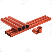 FLEXTECH Straight Hose: 2 3/4 in Hose Inside Dia., 12 ft Hose Lg, Red, Silicone, Silicone (MPN HT40-275). Key specifications — Hose Cover Material: Silicone; Hose Color: Red; Temp. Range: -65° to 450°F; Hose Tube Material: Silicone; Brand: FLEXTECH.