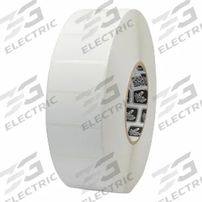 ZEBRA Barcode Printer Labels: 2 in Label Wd, 1 in Label Ht, White, 3 in Core Dia. - Industrial Direct Thermal Labels