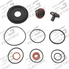 WATTS Backflow Preventer Repair Kits: Complete Rubber Parts Kit, 3/4 in Compatible Valve Size, 009M3 (MPN RK 009M3-RT 3/4). Key specifications — Compatible Valve Size: 3/4 in; Compatible with Grainger Part No.: 36JD17; Compatible with Series: RK-009; Compatible with Mfr. Model No.: 009M3; Includes: (2) Seat O-Rings.