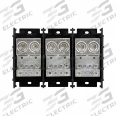 BUSSMANN Power Distribution Block: Open, Lug, Lug, 2 AWG – 600 kcmil For Line Side Wire Sizes (MPN 16528-3). Key specifications — attr1361688: Surface; attr1308686: BUSSMANN; attr1361672: Copper.