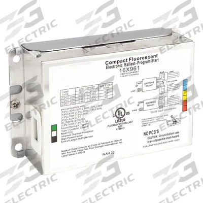 APPROVED VENDOR Ballast: 120 to 277V AC, 1/2 Lamps Supported - Programmed Rapid Start Electronic Fluorescent Ballasts