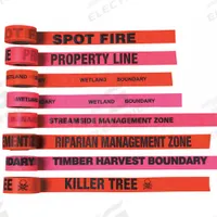 APPROVED VENDOR Flagging Tape: 150 ft Lg, 1 1/2 in Wd, Wetland Boundary Legend, Vinyl, Pink Color (MPN CUPGBK104-200). Key specifications — Tape Message: Wetland Boundary; Message Color: Black; Brand: APPROVED VENDOR.