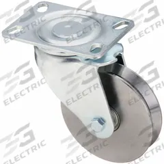 APPROVED VENDOR Plate Caster: Swivel, 8 in Wheel Dia, 2 in Wheel Wd, 9 5/8 in Mounting Ht, Slot (MPN LH-DSPK 200K-16). Key specifications — attr1100373: APPROVED VENDOR.