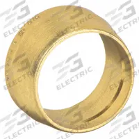 PARKER Compression Fitting Ferrule: 1 in OD Size, Compression, Brass (MPN 16FF16-B). Key specifications — Compatible Fitting Brands: Swagelok; Brand: PARKER; Series: A-LOK(R).