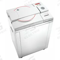 HEIDOLPH Autoclave: 28 L Capacity, 135°C Max Temp, 21 1/4 in Overall Wd, 17 1/4 in Overall Dp, 230V (MPN 023210744). Key specifications — Brand: HEIDOLPH; Product Type: Autoclave; Voltage: 230V.