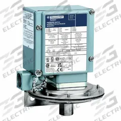 TELEMECANIQUE SENSORS Pressure Switch: 0.2 psi – 10 psi, 9012G Series, 1 Pressure Connection Ports (MPN 9012GAW1). Key specifications — Brand: TELEMECANIQUE SENSORS; Pressure Connection Type: 1/4-18" FNPT.