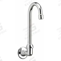 CHICAGO FAUCETS Spout: Spout, Gooseneck, Swivel Spout, Brass, Polished Chrome, 2.2 gpm Flow Rate (MPN 629-E3ABCP). Key specifications — Includes: Mounting Hardware; Product Type: Spout; Spout Style: Swivel; Body Material: Brass; Color/Finish: Polished Chrome; Brand: CHICAGO FAUCETS.