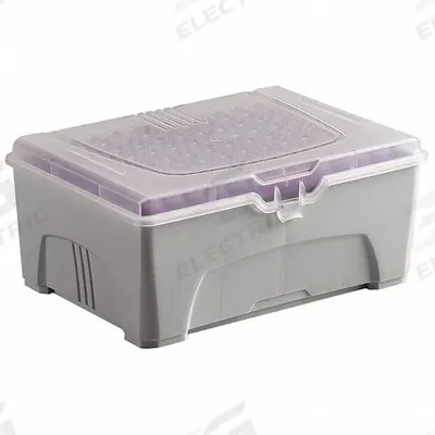 COLE-PARMER Pipette Tip: Sterile, 100 ul Capacity, Preconfigured Rack, No Filter, Polypropylene - Sterile Pipette Tips