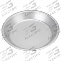 VOLLRATH Pie Pan: Pie Pan Pan, Aluminum, Anodized, 9 13/16 in Overall Dia, 1 1/4 in Overall Dp (MPN 2844L). Key specifications — Bead Closure: Closed Bead; Coating: Anodized; Pan Style: Pie Pan; Perforation: Solid; Brand: VOLLRATH; Color: Silver; Material: Aluminum; NSF Certified: No.