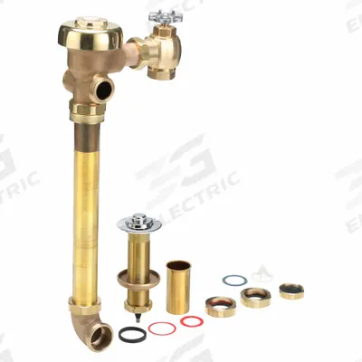 SLOAN Manual Flush Valve: Sloan, Concealed, Back, 1.6 gpf Gallons per Flush - Toilet Manual Flush Valves