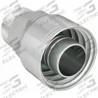 AEROQUIP Hydraulic Crimp Fitting: Steel x Steel, Straight, -32 For Hose Dash Size, Male x Genderless (MPN 1AA32MP32). Key specifications — Fitting Gender: Male x Genderless; Fitting Connection Type: NPTF x Crimp; Thread Size: 2"-11-1/2; For Hose Dash Size: -32; Brand: AEROQUIP.