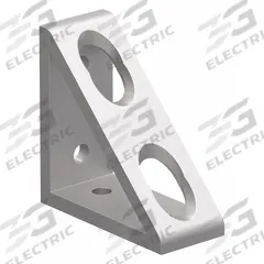 Inside Corner Bracket: Tall Gusseted Inside-Corner Bracket, 15 Series, 3 in x 1 5/16 in x 3 in (MPN 4336). Key specifications — Material: Aluminum; Brand: 80/20; Finish: Anodized.