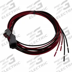 SPEED WIRING PRODUCTS Power Connector: Deutsch DTP, 2 Poles, 72 in Wire Lead Lg, 25 A, 50V DC (MPN HH-02-7272). Key specifications — Wire Type: TXL Thin-Wall Cross-Linked Automotive Wire (SAE-J1128); Brand: SPEED WIRING PRODUCTS; Number of Poles: 2; Voltage Rating: 50V DC; Wire Jacket Material: Cross-Linked Polyethylene; Current Rating: 25 A; Wire Color: Black; Kit Contents - Description: (1) Receptacle with Male Contacts.