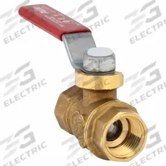 APPROVED VENDOR Manual Two-Way Ball Valve: 3/8 in, Brass, Straight, FIP x FIP, Full Port Ball Port (MPN 107-402NL). Key specifications — Brand: APPROVED VENDOR; Stem Material: Forged Brass; Handle: Lever.
