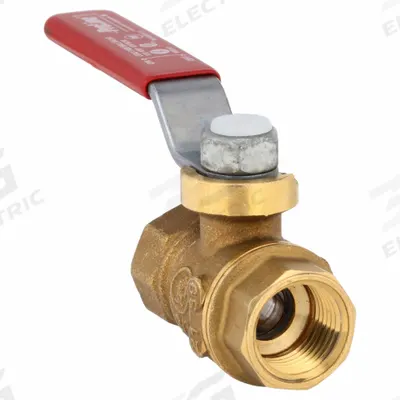 APPROVED VENDOR Manual Two-Way Ball Valve: 3/8 in, Brass, Straight, FIP x FIP - Brass Ball Valves