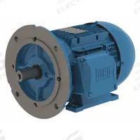 WEG Metric Motor: 1 1/2 hp, C-Face/Rigid Base Mount, 90S Frame Size, Totally Enclosed Fan Cooled (MPN 13984005). Key specifications — Brand: WEG; Nameplate Voltage @ 60 Hz: 460V AC; Full Load Amps @ 60 Hz: 2.05 A; Nameplate RPM @ 60 Hz: 1762 RPM; Motor Enclosure: TEFC.