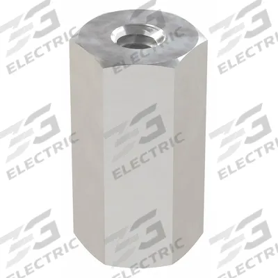 APPROVED VENDOR Standoff: Inch, Female x Female, Hex, Aluminum, Plain, 3/8 in Overall Lg - Aluminum Female x Female Standoffs