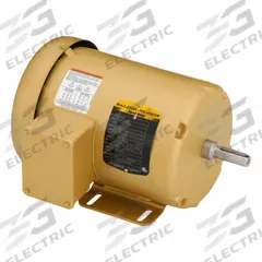 BALDOR General Purpose Motor: Rigid Base Mount, Totally Enclosed Fan Cooled, 1/2 hp, 230V AC/460V AC (MPN EM3538). Key specifications — Brand: BALDOR; Nameplate Voltage @ 60 Hz: 230V AC; Full Load Current @ 60 Hz: 0.90/1.8/1.9 A; Nameplate RPM @ 60 Hz: 1,764 RPM; Motor Enclosure: TEFC.