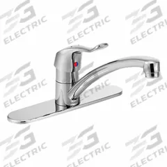 MOEN Low Arc Kitchen Faucet: M-Dura, Brass, Single-Post, Deck, 3 Mounting Holes, 1.5 gpm Flow Rate (MPN 8701). Key specifications — Series: M-Dura; Brand: MOEN.
