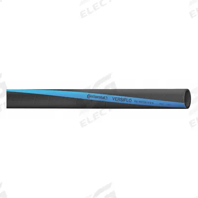 CONTINENTAL Water Suction and Discharge Hose: 3 in Hose Inside Dia., 150 psi, Black - EPDM Bulk Water Suction & Discharge Hoses with Spiral-Plied Synthetic Fabric Reinforcement