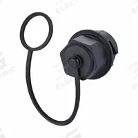 METZ CONNECT IP67 Protective Cap: Protective Cap, Plastic, V1 Plug, IP67/IP6X/IPX7, Black (MPN 1401018002KI). Key specifications — Brand: METZ CONNECT; For Use With: V1 Plug; IP Rating: IPX7; Product Type: Protective Cap; Color: Black; Material: Plastic.