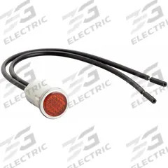 APPROVED VENDOR Flush Panel Light: Amber, 12 mm Panel Mounting Hole Dia, Neon, Nylon, Lens Included (MPN 20C847). Key specifications — Brand: APPROVED VENDOR; Electrical Connection: 6 in Wire Leads.