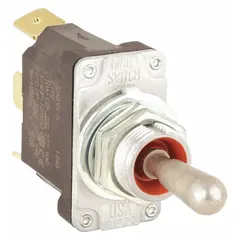 HONEYWELL Toggle Switch: 3 Position, 3 Connections, SPDT, Quick Connect Tab Connection, NT Series (MPN 31NT91-5). Key specifications — AC Contact Rating: 10 A @ 125 V; Switch Function Configuration: Momentary On/Off/On; Brand: HONEYWELL; Series: NT; Horsepower: 1/4 hp @ 125V AC.