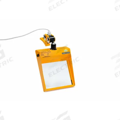 REPAR Bench Grinder Shield: 3 1/2 in W x 8 1/8 in (MPN MO-2-L-VT) - Universal Grinder Eye Shields with LED Lights