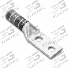 Compression Lug: For 4 AWG, Stranded Wire, 3/8 in Stud Size, Long, Copper Barrel (MPN YA4C2TC38). Key specifications — Inspection Hole: No; For Wire Type: Stranded; For Wire Sizes: 4 AWG; Brand: BURNDY; Manufacturer Part Number: YA4C2TC38.