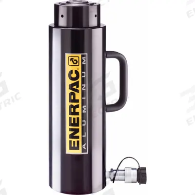 ENERPAC Lock Nut Hydraulic Ram: 50 ton Nominal Capacity, 8 in Nominal Stroke Lg - Lightweight Lock Nut Rams