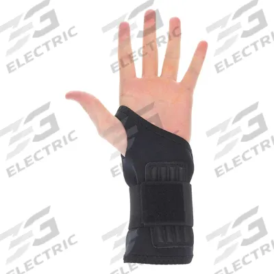 CONDOR Wrist Support: Ambidextrous, S Ergonomic Support Size, Black - CONDOR Double Strap Wrist Support